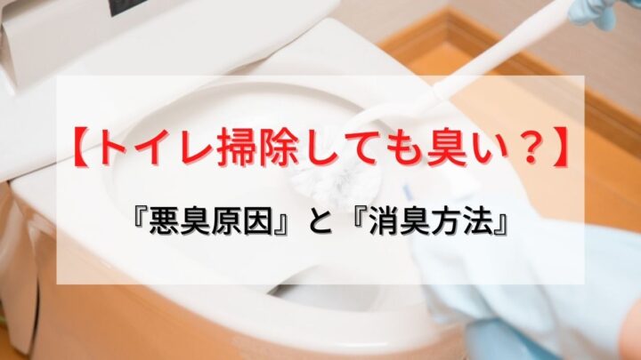 【トイレ】掃除しても臭いのはなぜ？消えない悪臭原因と消臭方法について解説の画像